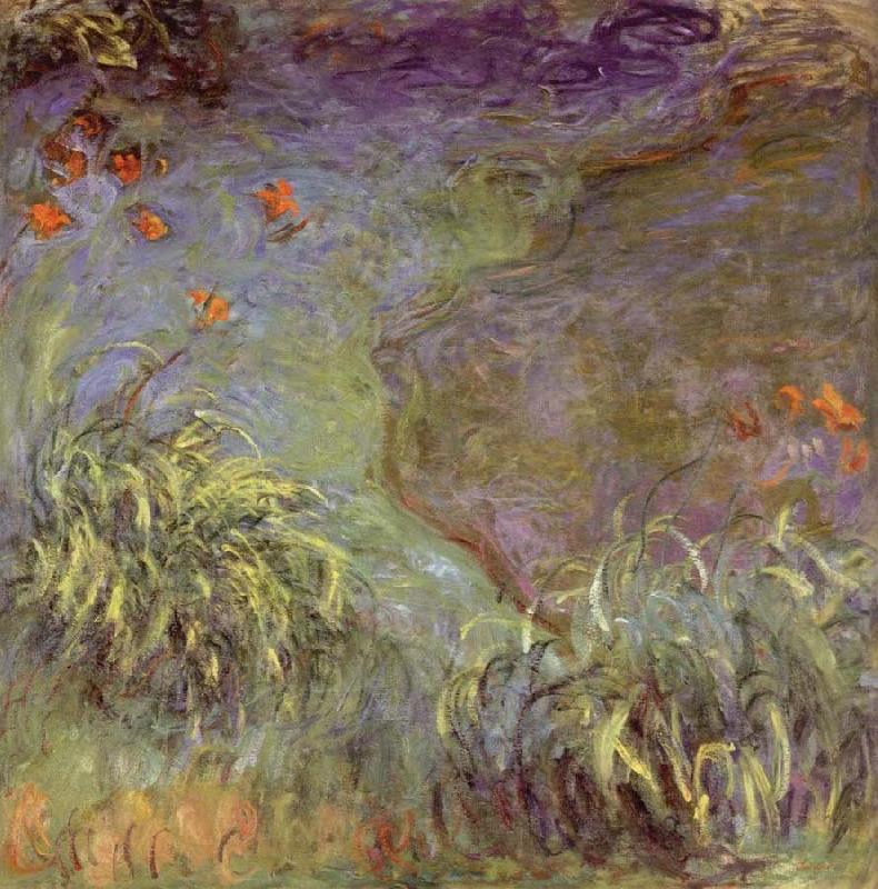 Claude Monet Day Lilies on the Bank Sweden oil painting art